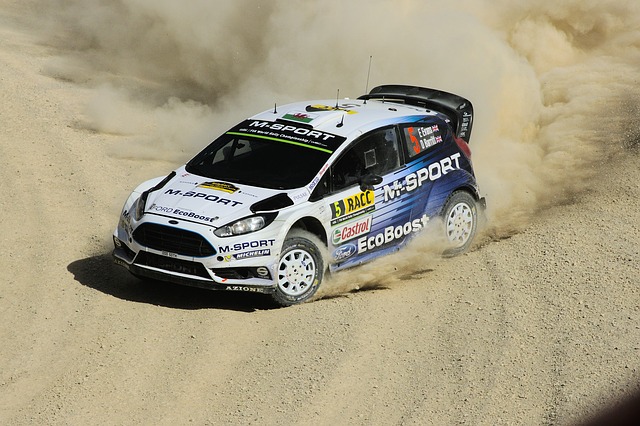 somochów na piasku w rajdzie WRC